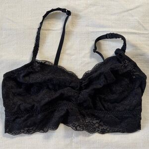 VS PINK Bralett - BLACK - Size LARGE